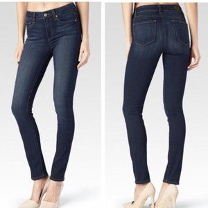 Paige "Peg" Super Skinny Jeans in Jordan Dark Wash, Size 25